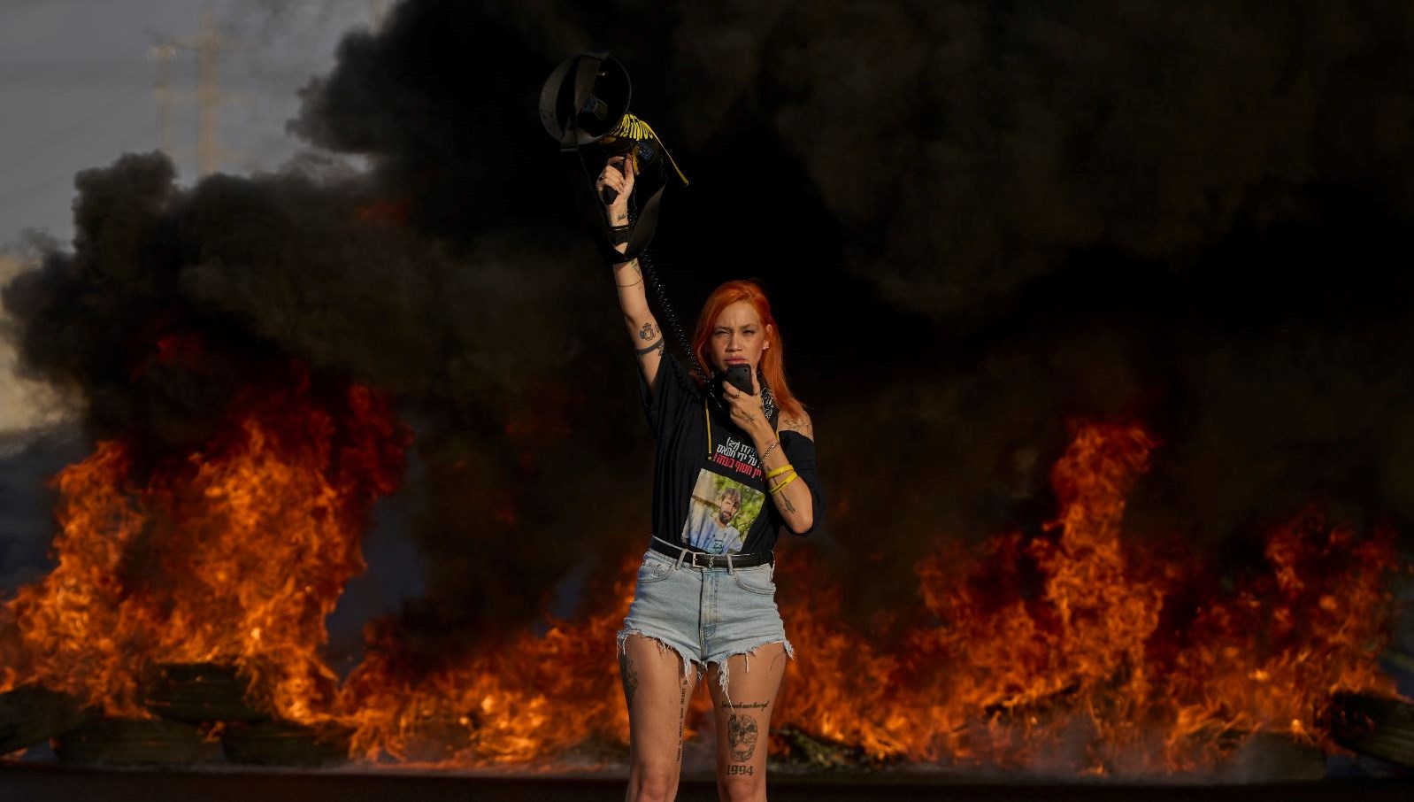 israilde ateskes protestosu otoyollar kapatildi dJ8cM1fs