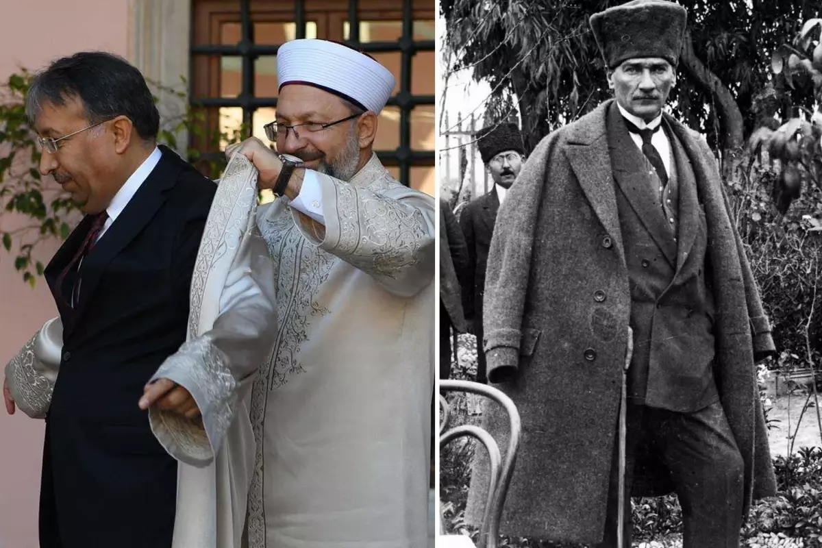 yeni diyanet isleri baskani safi arpagusun cvsinde dikkat ceken ataturk detayi RmC4Lk4x