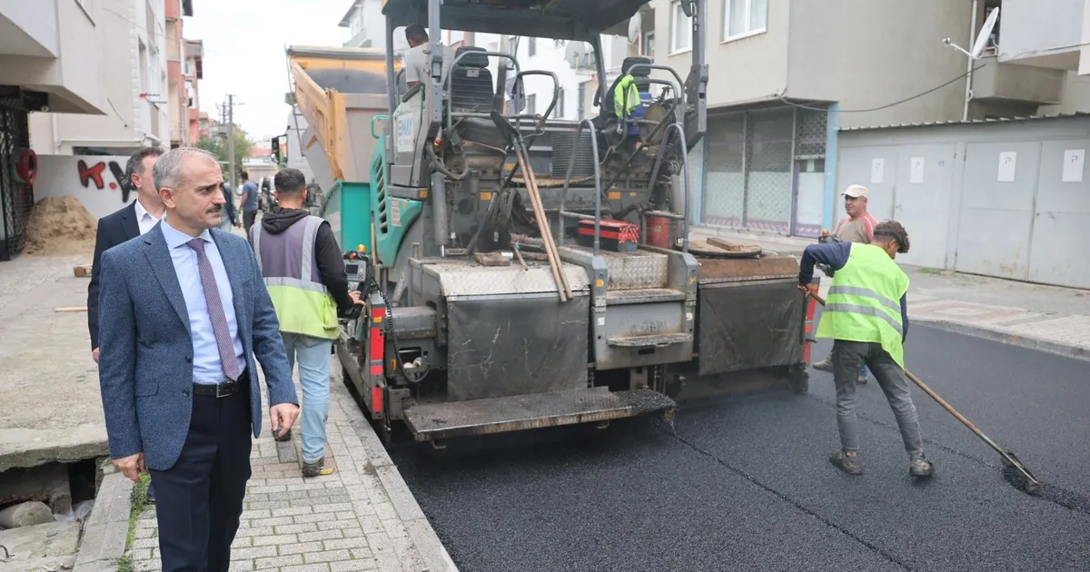 kocaeli cayirovada yollar yenileniyor DFe7M7NC.webp