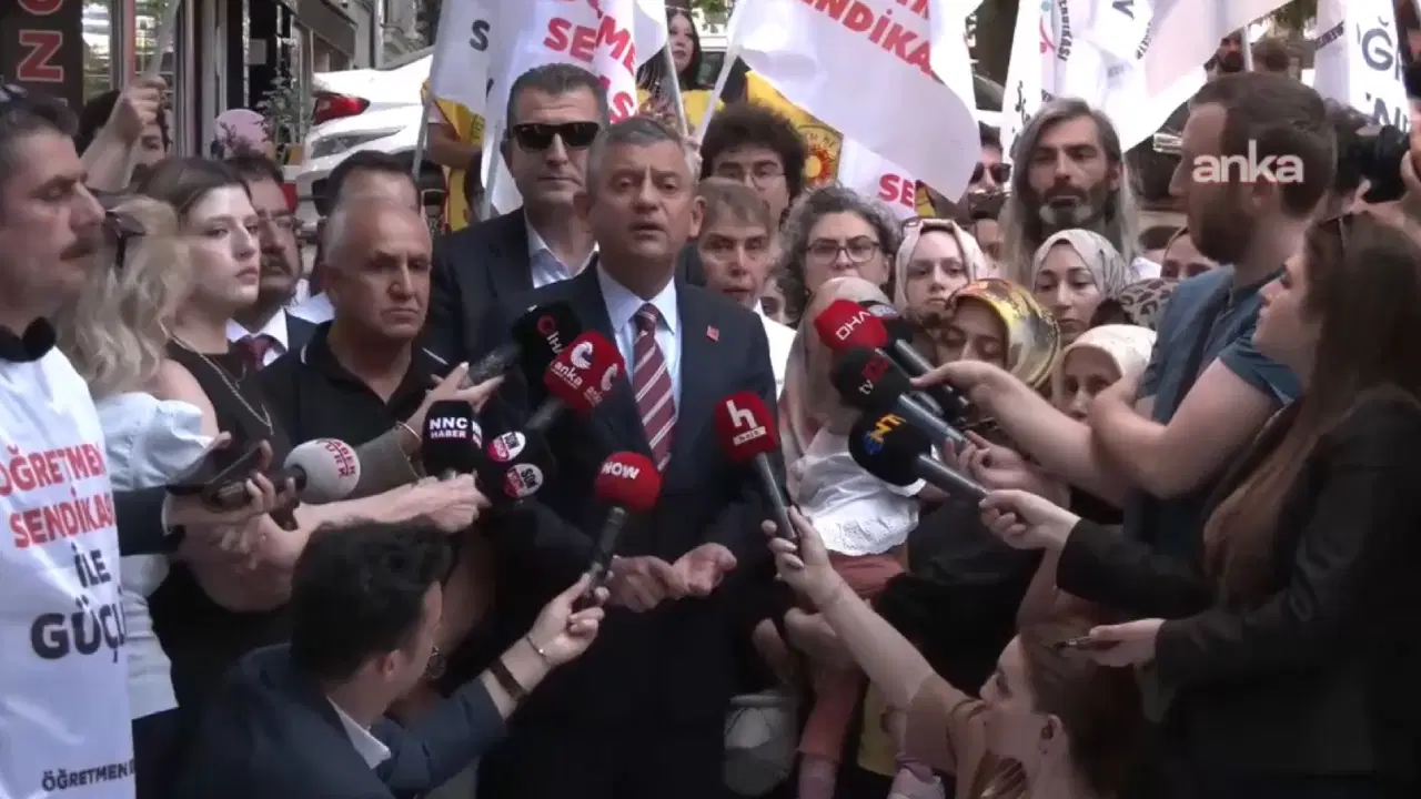Özgür Özel, Öğretmenlerin Açlık Grevine Destek İçin Ankara’da